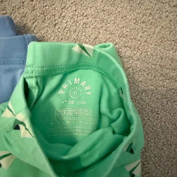 PRIMARY (Lot of 6) Kids Colorful Sleepwear Leggings Set - Sizes 6/7 - Picture 6 of 7